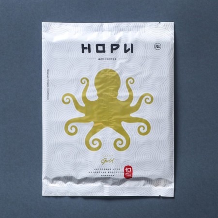 Porphyry algae fried “Real Nori Gold” 10 sheets, 25 g