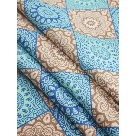 Guten Morgen Brunei tablecloth, mingle, size 140x150 cm, turquoise color-9