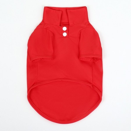 Animal T-shirt for animals, M (DS 30, OG 40, Osh 27 cm), red-6