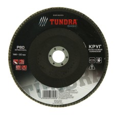 Circle of petal end conical tundra, 180 x 22 mm, p80