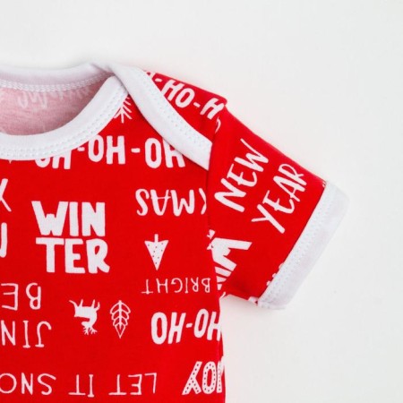 Body crumb I "Happy Winter", height 62-68 cm, red-2