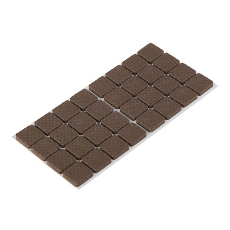 Laying furniture square tundra, size 18 x 18 mm, 32 pcs., Polymer, brown-1