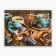 Carty clock, series: kitchen, "coffee and sweets", 20x25 cm