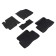 Rubber rugs with high side for Kia Rio II, 2005-2011