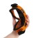 Glass-mask for motorcycle driving, transparent glass, yellow color