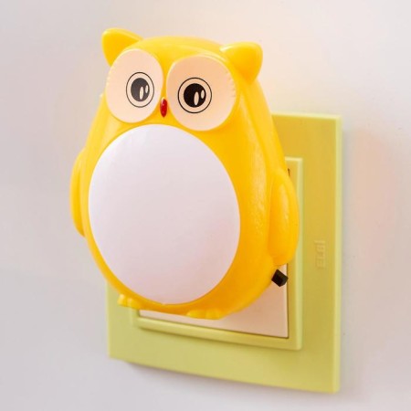 Ночник "Совенок" LED от сети МИКС 4,5х8х8,5 см RISALUX-2