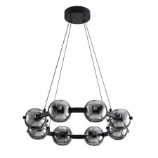 Suspended chandelier Arte Lamp Markab A2471LM-16BK, LED, 48 W, 65x65x12 cm, 2400 lm, black