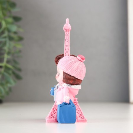 Souvenir Polystone "Romance in travel" 8x5x12.5 cm-1