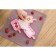 Form for ice cream shares "Mishutka", silicone, 14 × 8 × 2.5 cm, pink color
