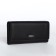 Women's wallet on a magnet, black color
