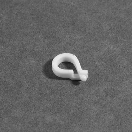 Ring for Roman curtains, connective, d = 14 mm, white color, price per 1 piece-1