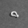 Ring for Roman curtains, connective, d = 14 mm, white color, price per 1 piece