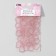 Knitted elements "Flowers", 4.2 × 4 cm, 10 pcs, pink/chameleon