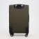 Small 24 suitcase "On a zipper, code castle, with extension, khaki color