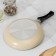 STON SIGN, D = 17 cm, plastic handle, anti -stick coating, beige color