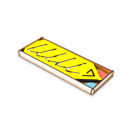 Developing game "Stencil-pencils", 7 pcs.-2