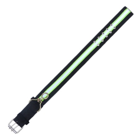 The collar of the four-layer reflective with a swivel 71 x 5 cm, Osh 55-65 cm, black-5