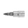 Head with a bat tundra, under a square 1/4 ", PZ1, CRV