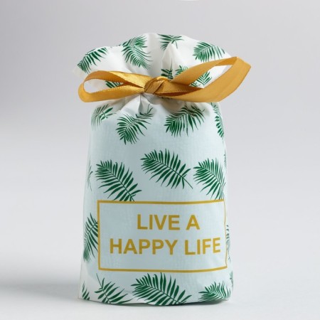 A towel in a bag saving and I "Tropics" 30*60 cm, 100% cotton, 320 g/m2-4