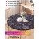 The tablecloth "Eastern mood", round, oxford, elastic band, size 120x120 cm, diameter 75-100 cm