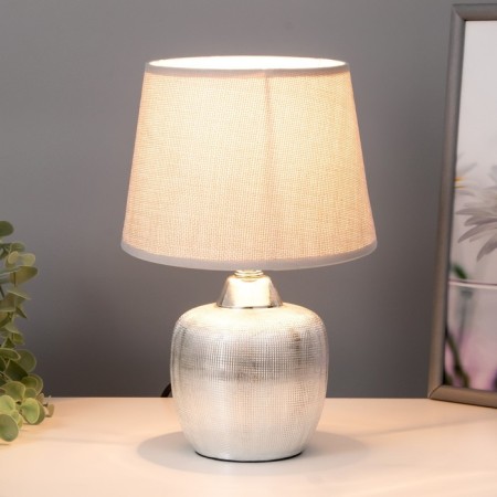Board lamp 16419/1SL E14 40W silver 17.5x17.5x28 cm Risalux-1