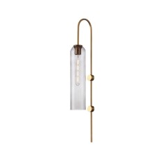 Wall lamp ST LUCE. SL1145.341.01. Callana. 1x60 watts, E27, 10x78 cm, brass color