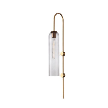 Wall lamp ST LUCE. SL1145.341.01. Callana. 1x60 watts, E27, 10x78 cm, brass color