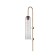 Wall lamp ST LUCE. SL1145.341.01. Callana. 1x60 watts, E27, 10x78 cm, brass color