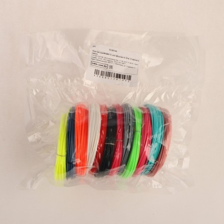 Plastic SL ABS-12, for 3D handles, 12 colors of 10 meters-2