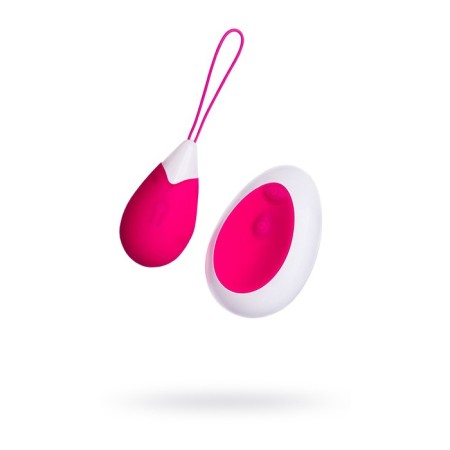 Toyfa A-Toys Eggo Vibroyaitzo, remote control, silicone, pink-white color, 6 cm