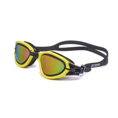 ATEMI N5301 swimming glasses, silicone, black/yellow color
