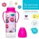 A bottle of feeding "Donuts", classic throat, 250 ml., 0 months, cylinder, with handles