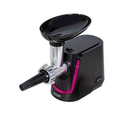 Electric meat grinder ECON ECO-1062MG, 2000W, reverse, 4 nozzles, black and red color-2