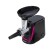 Electric meat grinder ECON ECO-1062MG, 2000W, reverse, 4 nozzles, black and red color
