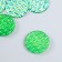 Decor for creativity plastic "Rain" holography Tight set 6 pcs 2.5x2.5 cm