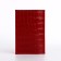Textura passport cover, red color