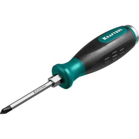 Sprinking screwdriver Kraftool impact, two -component handle, CRMO, PH1 x 75 mm-1