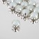Rhinestones are sewing "circle", in the frame, d = 10 mm, 20 pcs, the color is white opal