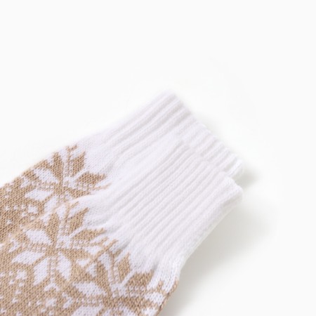 New Year. Women's socks, brown color, rr 25-27-1