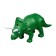 Set of Nikko Snap’n Play Green Triceratops VS Avtomurai, with a dinosaur