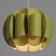 Lamp Bayerlux "Sarri" E27 15W green 44x44x35-135 cm