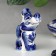 Souvenir "Wolf", 7 cm, Gzhel