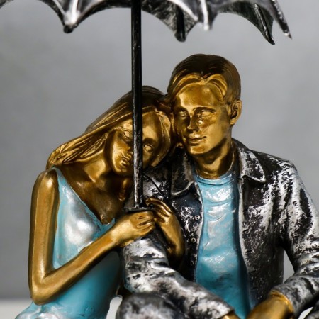 Souvenir Polystone Romance "In love with an umbrella" 17.5x14.5x10.5 cm-4