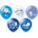 Shar Latex 12 "Newborn. Boy", silk -screen printing, set 25 pcs., Mix