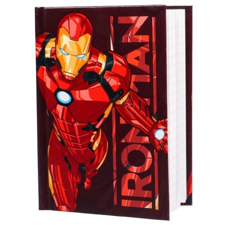 Notepad A7 "Iron Man", 64 sheets, in a solid cover, Avengers-6