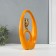 Souvenir Ceramics "Bear - Dreams in reality" orange with gold 6x15.5x27 cm