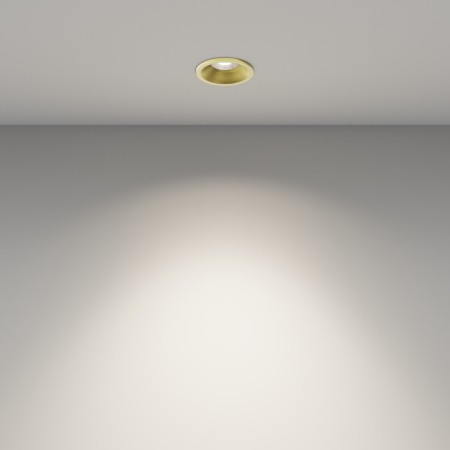 Built-in lamp Technical DL059-7W4K-BS Mini, 39x39x51 mm, LED, 7W, 670LM, 4000K, brass color-3