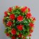 Bonsai in a pot "Tree with flowers in greenery" 7x21 cm, mix