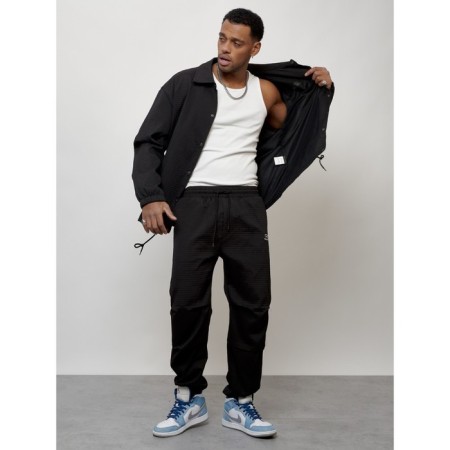 Sports suit men's, size 56, black color-15