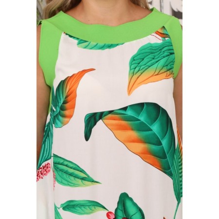 Women's dress, size 52, white color-10